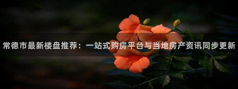 香港长江和记官网：常德市最新楼盘推荐：一站式购房平台与当地房