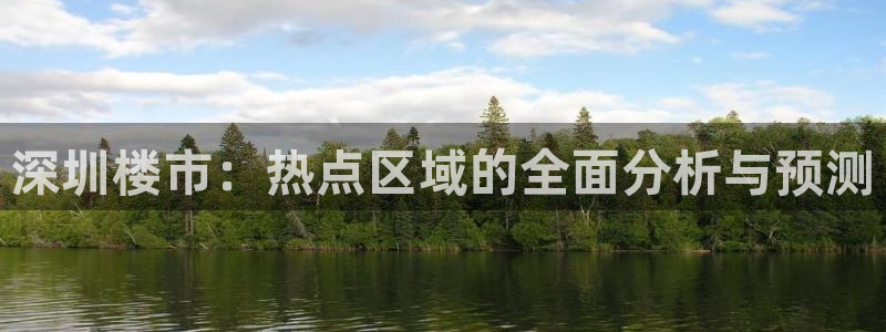 和记备用网官网开户：深圳楼市：热点区域的全面分析与预测