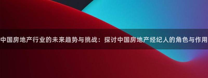和兴记官网：中国房地产行业的未来趋势与挑战：探讨中国房地产经