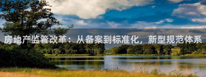 和记手机官网：房地产监管改革：从备案到标准化，新型规范体系