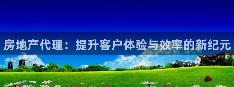 缅甸和记平台官网：房地产代理：提升客户体验与效率的新纪元