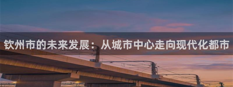 和记黄埔药业官网：钦州市的未来发展：从城市中心走向现代化都市