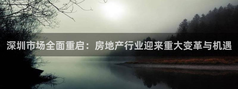和记h88永久官网：深圳市场全面重启：房地产行业迎来重大变革