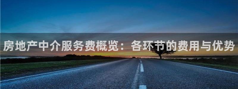 和记官网备用客户端：房地产中介服务费概览：各环节的费用与优势