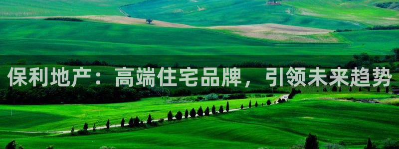 和记电讯官网澳门：保利地产：高端住宅品牌，引领未来趋势