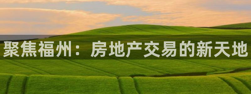 和记官网：聚焦福州：房地产交易的新天地