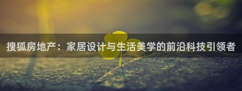 和记火爆官网：搜狐房地产：家居设计与生活美学的前沿科技引领者