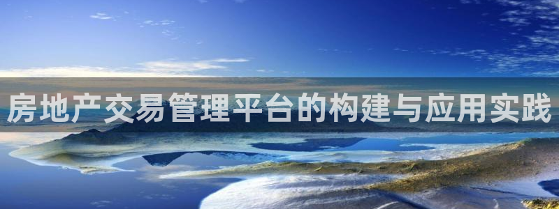 和记3电讯 官网：房地产交易管理平台的构建与应用实践